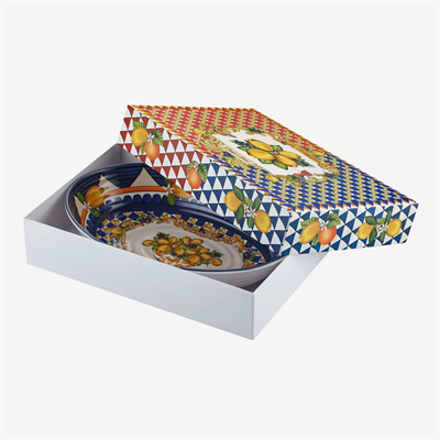 Chiara Alessi Mavi Melamin Servis Kasesi 33 Cm Capri Collection