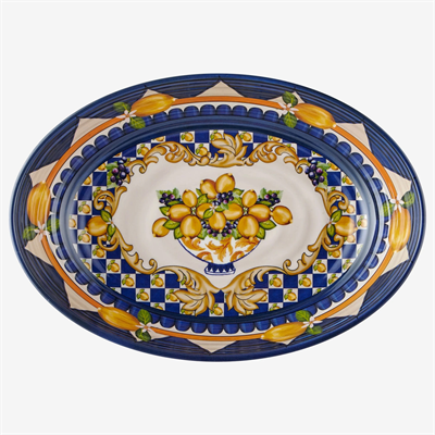 Chiara Alessi Mavi Melamin Servis Kasesi 33 Cm Capri Collection