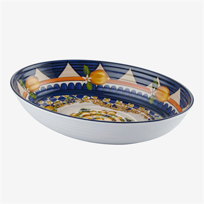 Chiara Alessi Mavi Melamin Servis Kasesi 33 Cm Capri Collection