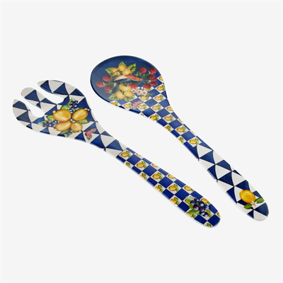 Chiara Alessi Mavi Melamin Servis Seti 28 Cm Capri Collection