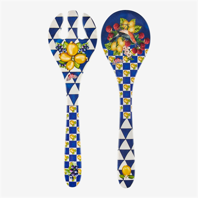 Chiara Alessi Mavi Melamin Servis Seti 28 Cm Capri Collection
