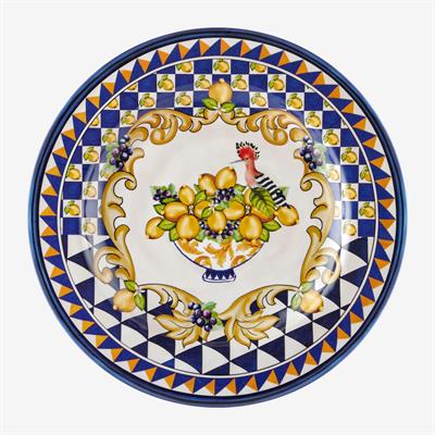 Chiara Alessi Mavi Melamin Yemek Tabağı 28 Cm Capri Collection