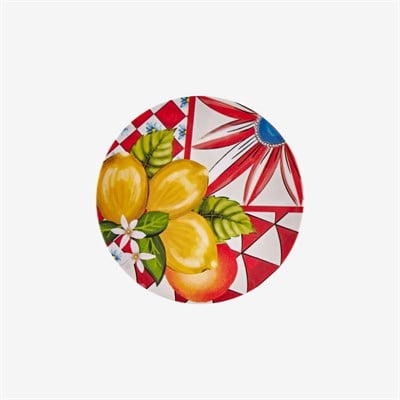 Chıara Alessi Portofino Kırmızı 3 Lü Limonlu Bardak Altlığı