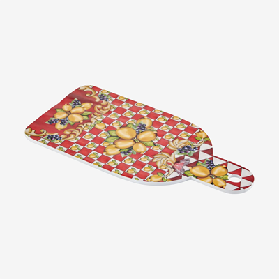 Chıara Alessi Portofino Kırmızı Yüz Desenli Sunum Tahtası 34Cm