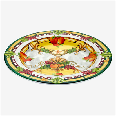 Chiara Alessi Sarı Melamin Yemek Tabağı 28 Cm Carpe Diem Collection