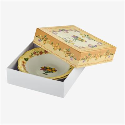 Chiara Alessi Sarı Seramik Çukur Tabak 21,5 Cm