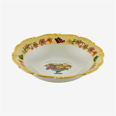 Chiara Alessi Sarı Seramik Çukur Tabak 21,5 Cm