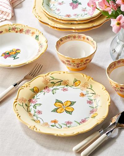 Chiara Alessi Sarı Seramik Yemek Tabağı 26,5 Cm