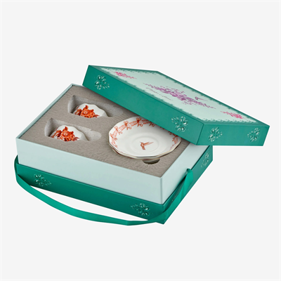 Chiara Alessi Turuncu Porselen Kahve Fincan Seti 100 Ml Primavera Collection