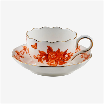 Chiara Alessi Turuncu Porselen Kahve Fincan Seti 100 Ml Primavera Collection