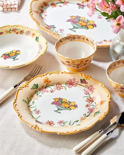 Chiara Alessi Turuncu Seramik Yemek Tabağı 26,5 Cm