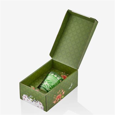 Chiara Alessi Yeşil Cam Mum 10 Cm Fortino Collection