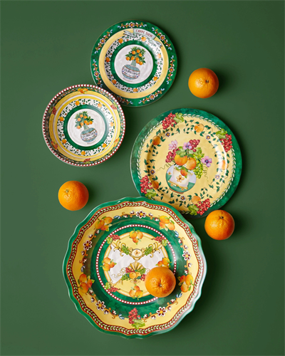 Chiara Alessi Yeşil Melamin Kase 20 Cm Carpe Diem Collection