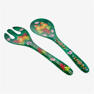 Chiara Alessi Yeşil Melamin Servis Seti 28 Cm Carpe Diem Collectio