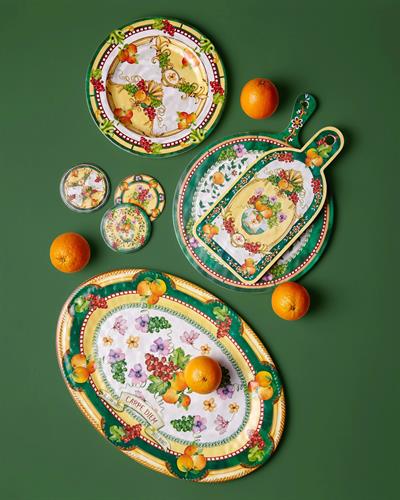 Chiara Alessi Yeşil Melamin Sunum Tahtası 41 Cm Carpe Diem Collection