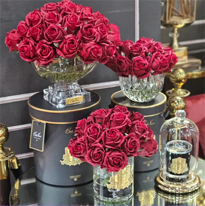 Cote Noire - Luxury Centerpiece 37 Güllü Koku Bordo