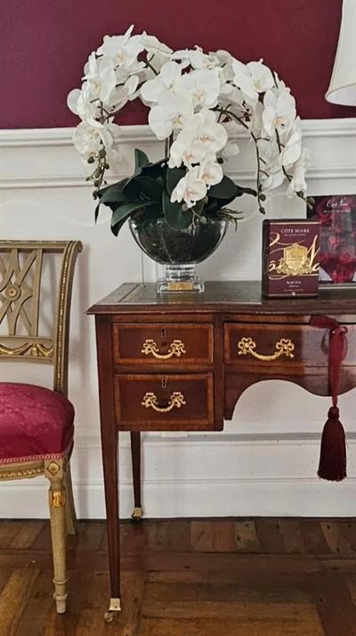 Cote Noire - Luxury Centerpiece Beyaz Orkide Koku