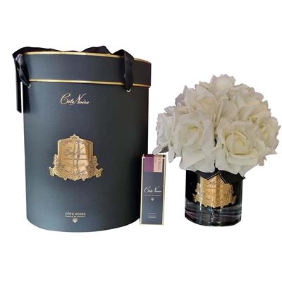 Cotenoıre 13 Güllü Beyaz Siyah Cam Gold Koku