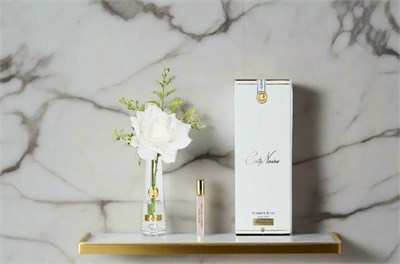 Cotenoıre Tek Güllü Gold Beyaz Çiçek