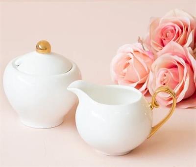 Cristina Re Fildişi Sütlük%Şekerlik Seti