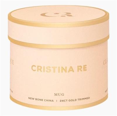 Cristina Re Ivory Polka Gold 2Li Kahve Fincanı