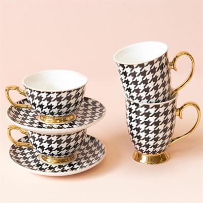Crıstına Re Teacup Houndstooth
