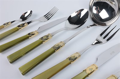 D&d 75 Pcs Wood Canteen Caprı Gold Steel Box Olıve Green Pearl
