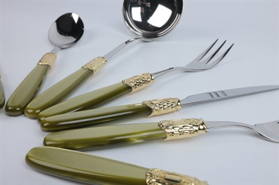 D&d Wood Box 75 Pcs Vıctorıa Shıne Gold + Steel Olıve Green Pearl