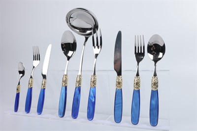 D&d Wood Box 75 Pcs Vıctorıa Shıne Gold+steel Blue Pearl