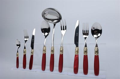 D&d Wood Box 75 Pcs Vıctorıa Shıne Gold + Steel Bordeaux Pearl