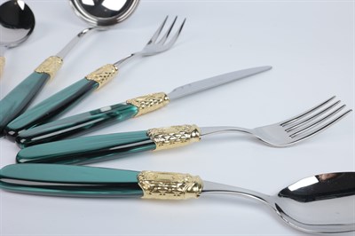D&d Wood Box 75 Pcs Vıctorıa Shıne Gold+steel Dark Green Pearl