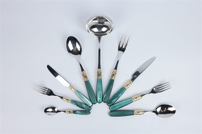 D&d Wood Box 75 Pcs Vıctorıa Shıne Gold+steel Dark Green Pearl