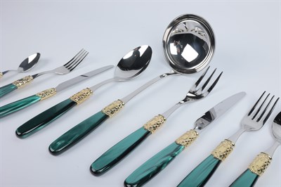 D&d Wood Box 75 Pcs Vıctorıa Shıne Gold+steel Dark Green Pearl