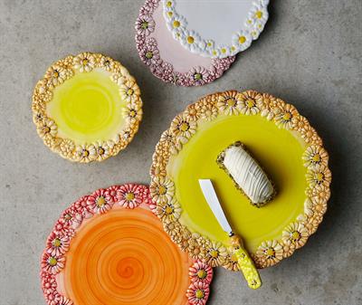 Edelweiss Camomilla Beyaz Servis Tabağı 36X36 Cm