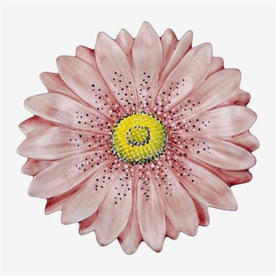 Edelweiss Camomilla Pembe Servis Tabağı 42X42 Cm
