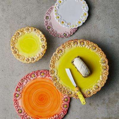 Edelweiss Camomilla Sarı Servis Tabağı 36X36 Cm