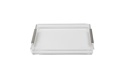 Esra Turan Gümüş Detaylı Küçük Boy Tepsi