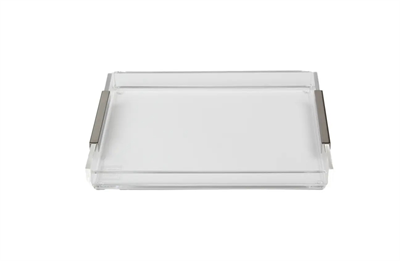 Esra Turan Gümüş Detaylı Orta Boy Tepsi