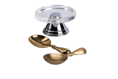 Esra Turan Gümüş Kaplama Pleksi Lokumluk