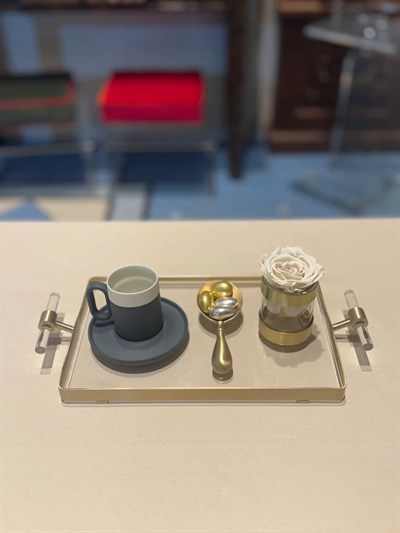 Esra Turan Pirinç Tek Kişilik Tepsi