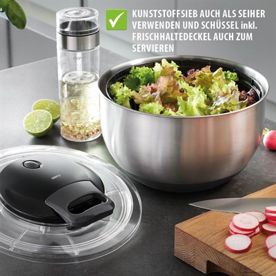 Gefu Pullıt Salata Kurutucusu Paslanmaz Çelik, Ø 24 Cm - 4,5 L