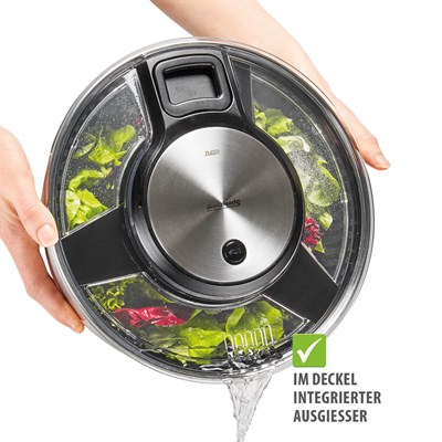 Gefu Speedwıng Salata Kurutucusu Paslanmaz Çelik Kaseli 5 L