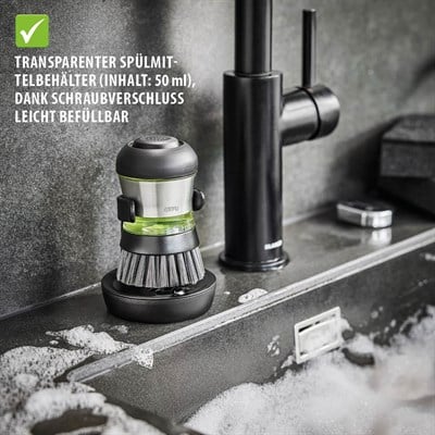 Gefu Swıft Bulaşık Deterjanı Fırçası Süzgeçli 12 Cm
