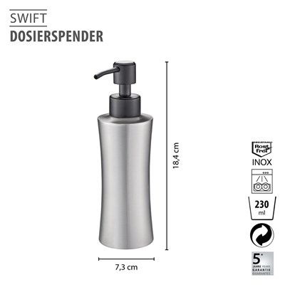 Gefu Swıft Dispenseri 230 Ml Paslanmaz Çelik/plastik