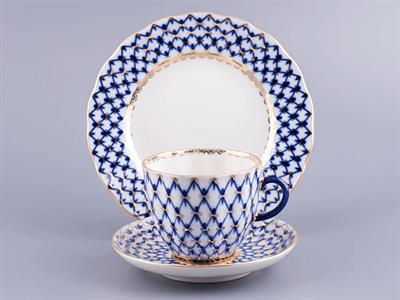 Imperıal 3-Parça Kahve Seti Tulip Cobalt Net
