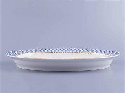 İmperial Balık Tabağı Oval 24 Cm Gençlik Cobalt Net