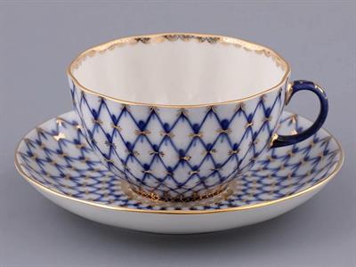 Imperıal Çay Fincanı Ve Tabağı Tulip Cobalt Net