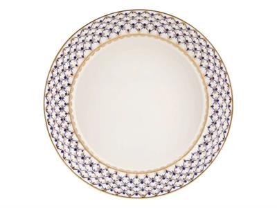 İmperial Kek Tabağı Dalga Kobalt Ağ