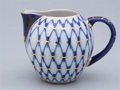 İmperial Kremalık Lale Kobalt Net 1/1