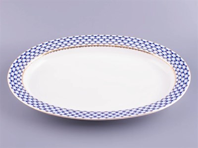 İmperial Oval Servis Tabağı 350 Mm Gençlik Cobalt Net